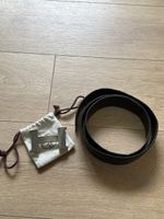 Hermès H Gürtel Silberfarben  Schwarz/Braun Leder gebraucht